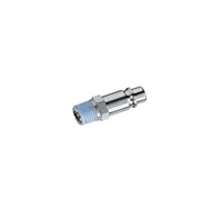 RECTUS STEEL COUPLER&lt;BR&gt;1/8&quot; NPT MALE STRAIGHT-THRU PLUG